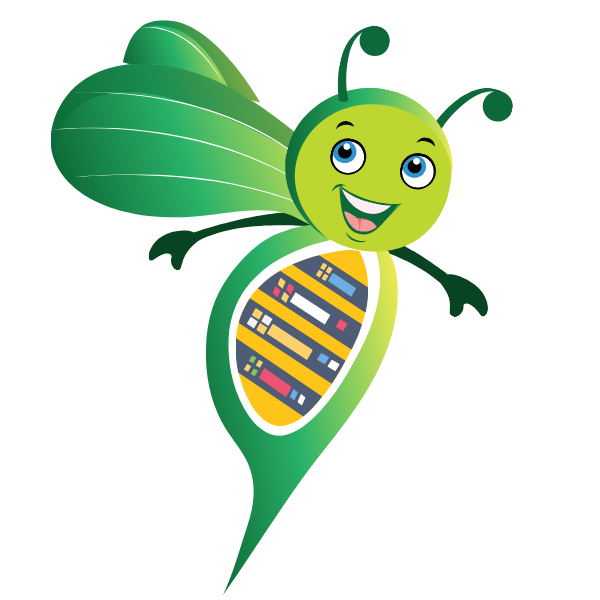 buzzing365 bee mascot